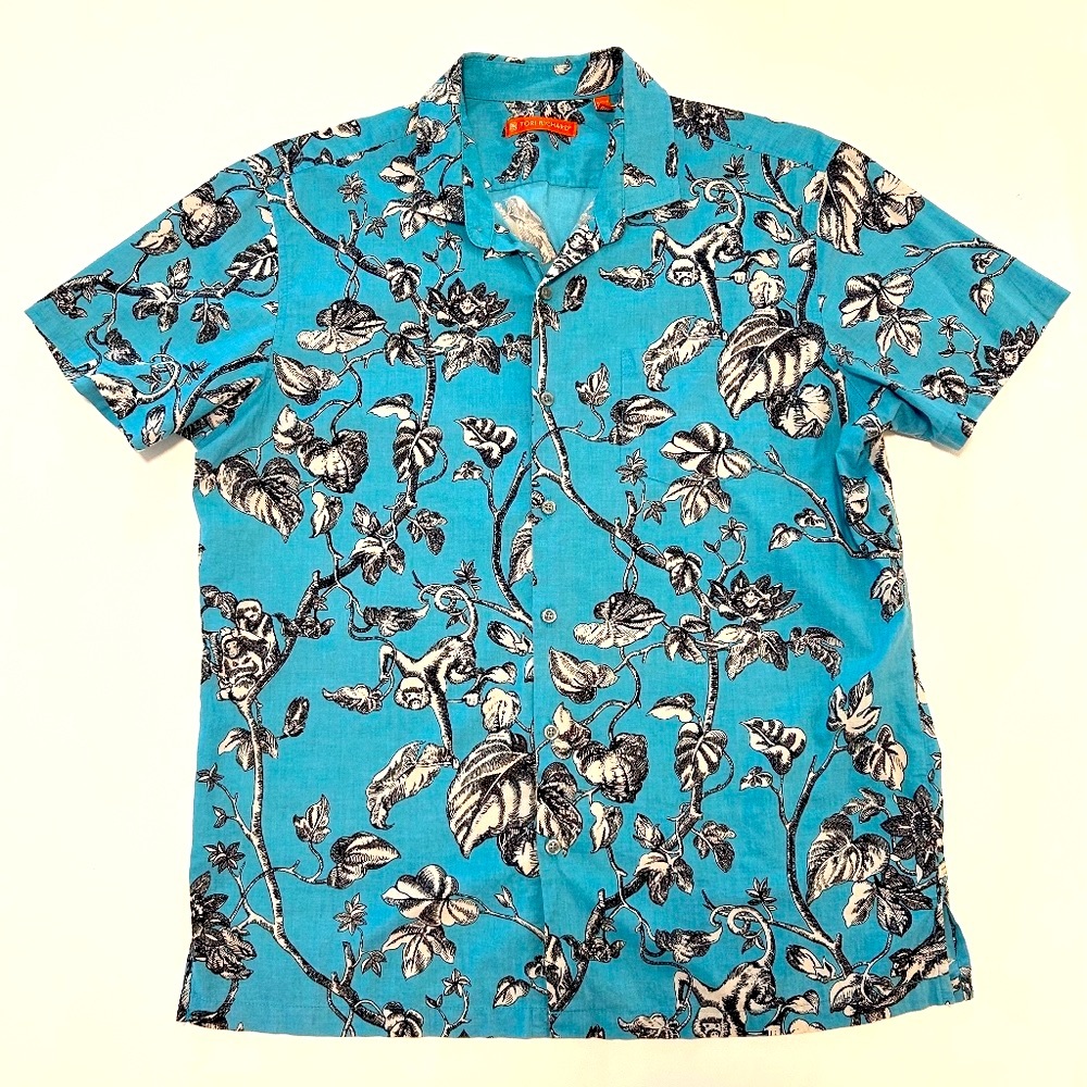 Men’s | Tori Richard | Button Down Shirt | Blue | L